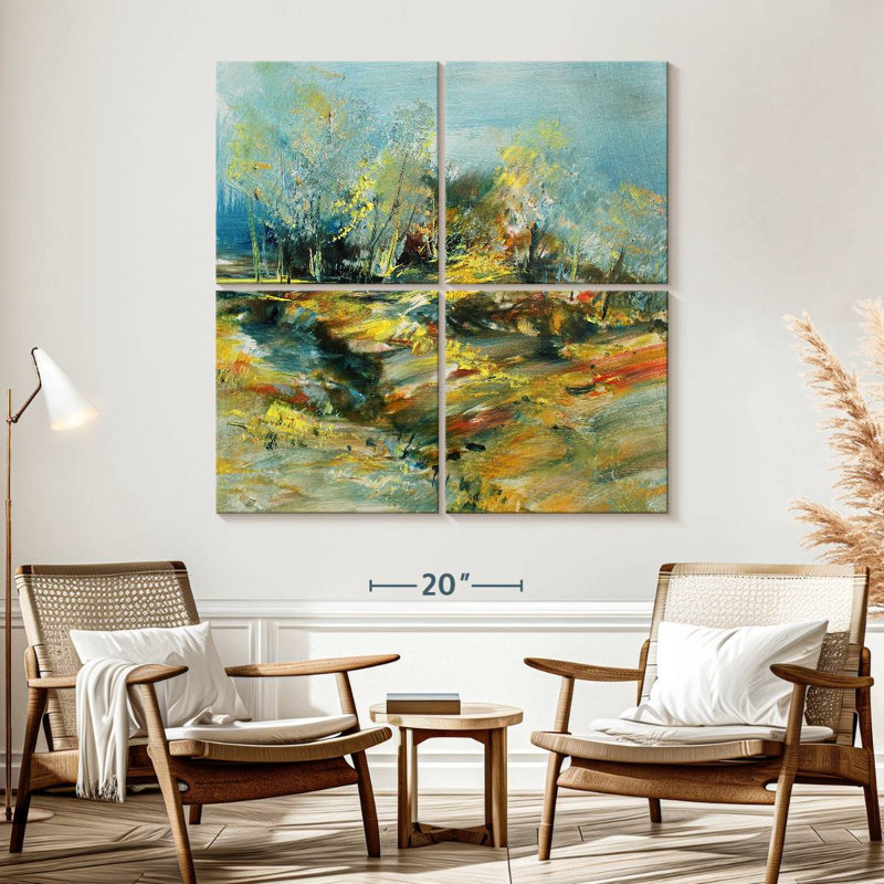 Avery Mountain Forest, 57" H x 57" W