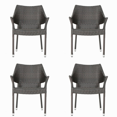 Chaise d'extérieur en résine, 52637,00MBRN KD MP4