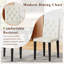Modern Dining Table Sets For Home, Black Wood, 63-inch Mdf, Kitchen & Apartment