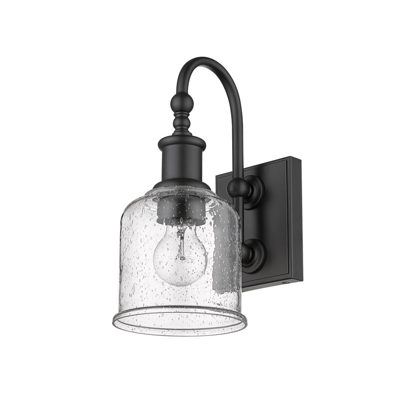 Weiss 1 - Light Dimmable Barn Light, Matte Black