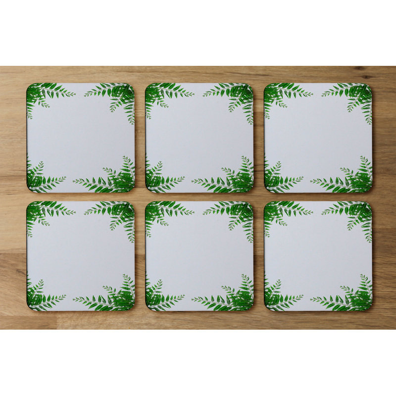 Square 6 Piece Coaster Set