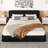 Queen Size Upholstered Platform Bed-1892029028