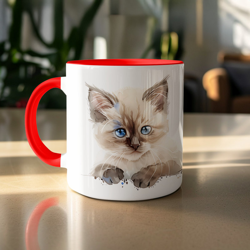 Mug, 4, Red