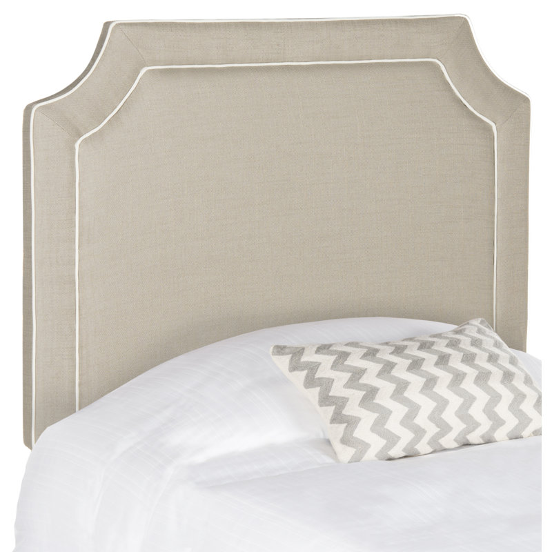 Cloverdale Upholstered Panel Headboard, Queen, Oyster