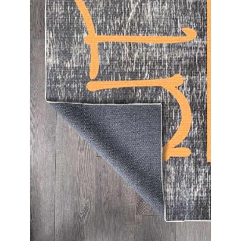 Tapis en coton Jakayla, Tapis de couloir 2 pi 7 po x 9 pi 10 po