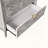 Single 3-Drawer American Style Cabinet with Embossed Drawer Panels