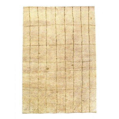 Canvello Fine Hand Knotted Moroccon Design Rug - 6' X 8'11''