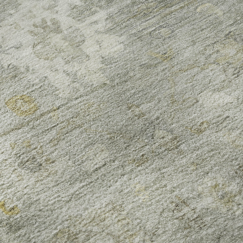 Premium Machine Washable Verlin AMF1770 Damask Rug, Rectangle 2'6" x 3'10"