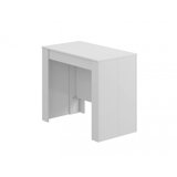 Console Table Compton With Multipurpose Extensions 51/237X90H78 Cm, Glossy White