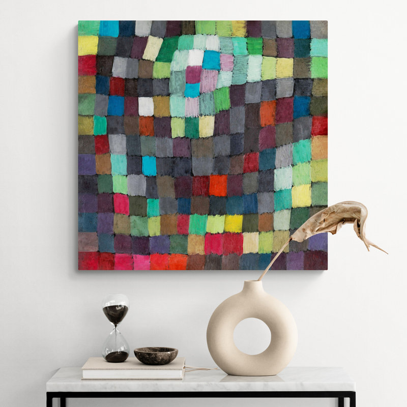 May Picture by Paul Klee - Wrapped Canvas Art Prints, 30cm H x 30cm W