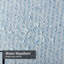 Rideau de douche en coton bleu marine avec 12 crochets Denim-129040126