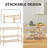 9 Pair Stackable Shoe Rack-1753886647