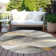 Machine Washable Indoor/Outdoor Cinead ACN1668 Gray Rug