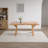 Solid Wood Dining Table Farmhouse Elm Wood Dining Table