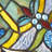 22"H Mayers Victorian Pieced Webbed Heart-Stained Glass Panel
