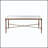 Stylish Rectangle Glass Coffee Table with Durable Metal Frame and Spacious Tempered Glass Top for Modern Living