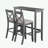 Rectangular Wood Dining Set with 2 Chairs-338636300-338636301-338636302