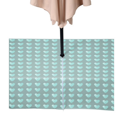 Geometric Valentine's Day Tablecloth