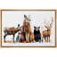 «Watercolor Forest Fox and Deer Animals Serene Woodland Creatures Peaceful Wildlife Modern Art» sur-98179731-98179734