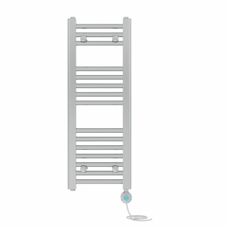 Aramantha Straight Towel Rail Heated Towel Rails, 80cm H x 30cm W x 3cm D, Chrome