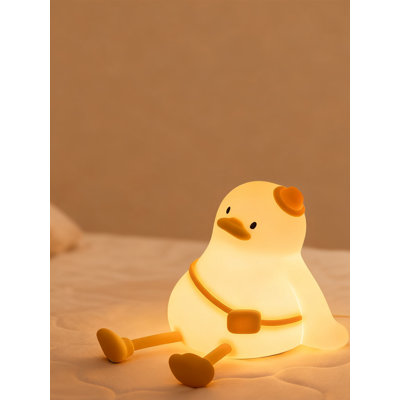 Duck Night Light For Kids, Cute Rechargeable Silicone Touch Lamp With Dimmable Soft Glow, Portable Nursery Light For Toddler Breastfeeding, Children's