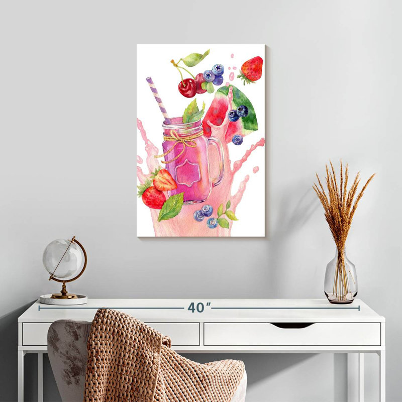 Yarlin Smoothie Splash, 24" H x 16" W