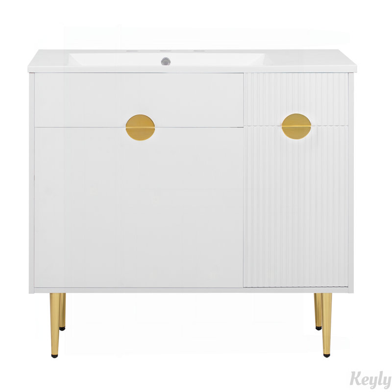 36'' Bathroom Vanity with Top Sink