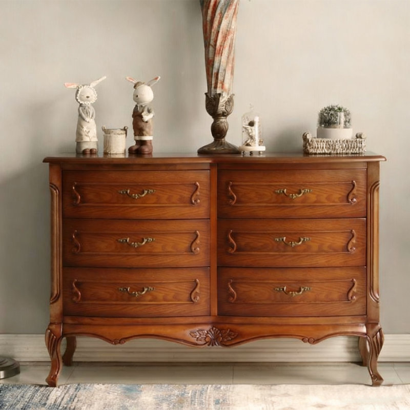 Armoire d'appoint en bois manufacturé brun foncé