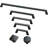 1-7/16" Length Square Knob Multipack