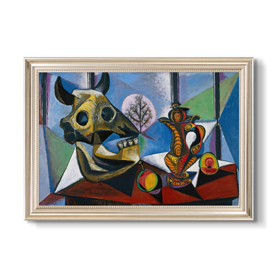 Nature morte avec crâne de taureau, 1939 - Pablo Picasso - Toile encadrée sur mesure