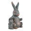 Statues de lapin sculpturales en résine pour décor de jardin