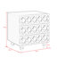 Jameir Lacquer Finish Lucite Leg Side Table/Accent Table/Nightstand-24169927