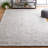Almus Geometric Handmade Hand-Loomed Grey / Ivory Area Rug-1947901185