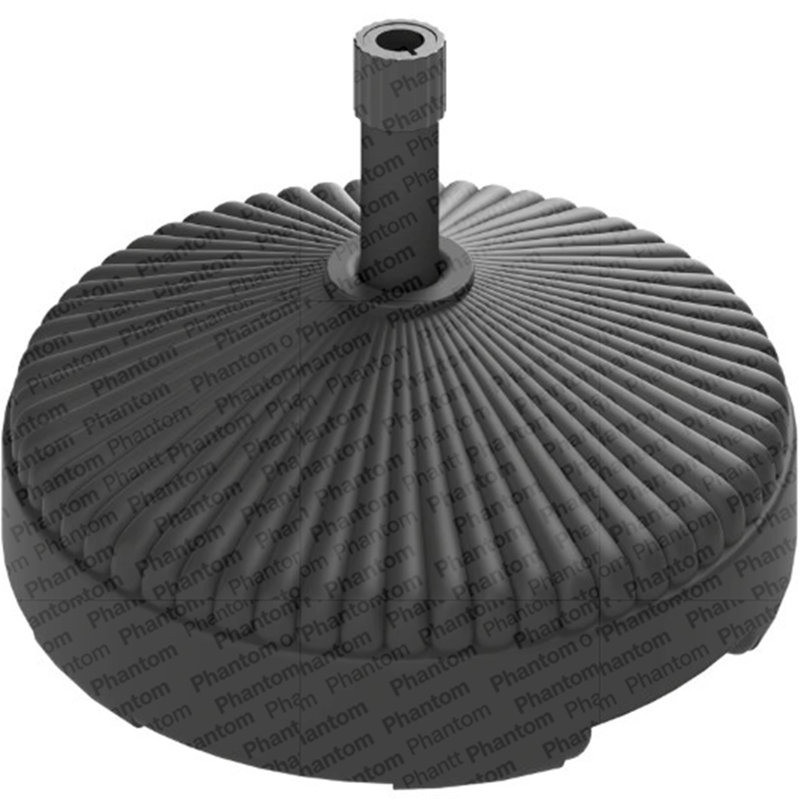 Base de parasol, support de base de parasol de patio rond, base de support de parasol d'extérieur robuste