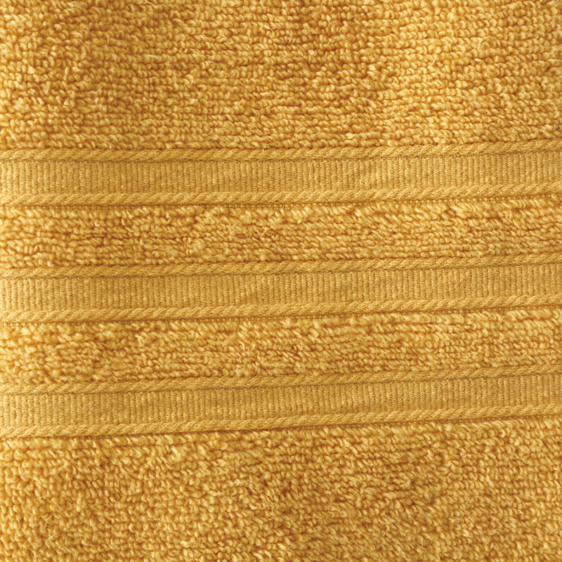 Zero Twist 100% Cotton Bath Sheet Towel, Ochre