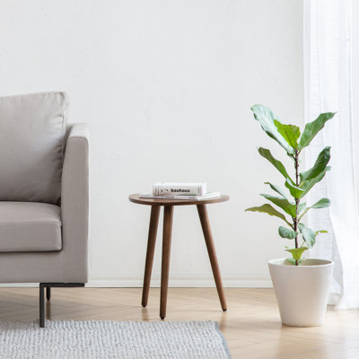 Baird Solid Wood 3-Leg End Table