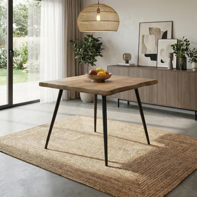 Calantha Metal Base Dining Table