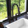 Pull Down Bridge Faucet With Accessories
