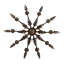 Bancora 10 - Light Dimmable Empire Chandelier
