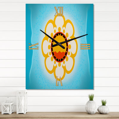 Horloge murale abstraite moderne