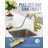 Single Handle Pull Out Kitchen Faucet With Unique 90° Swivel Sprayer Head In Three Function Modes-105707066