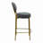 2-Pack Modern Velvet Bar Stools-80488503