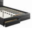 Lit plateforme tapissier avec rangement Senada-29210060