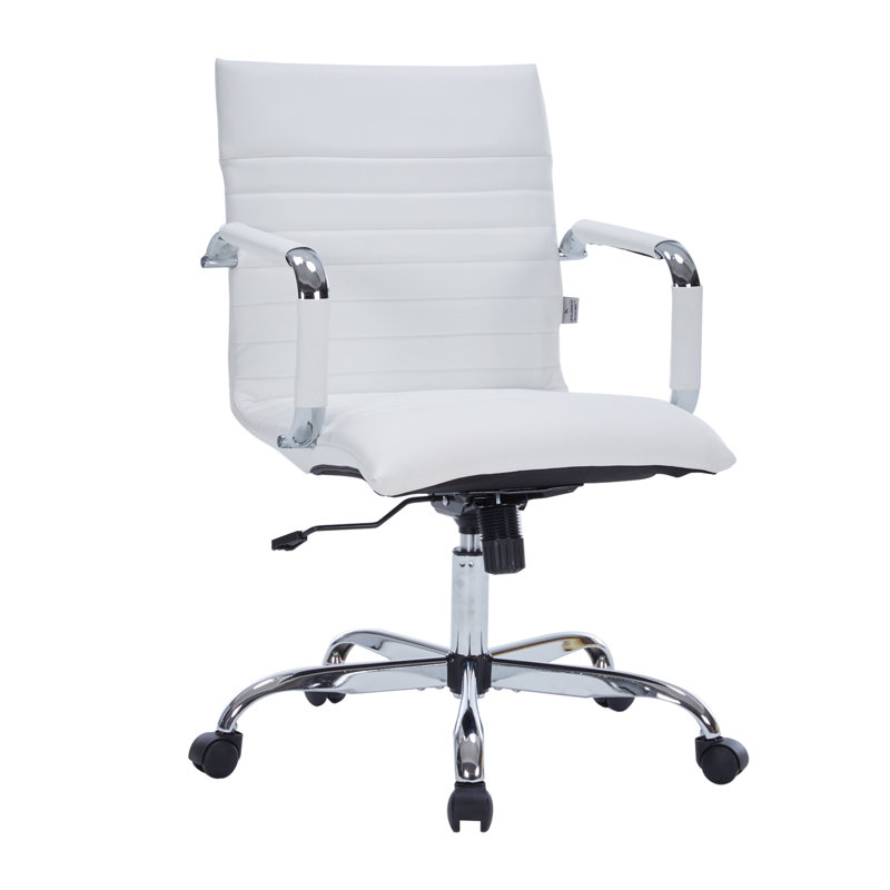 Fauteuil de conférence ergonomique Sorrells, Blanc