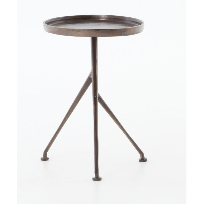 Schmidt Outdoor Side Table, Antique Rust