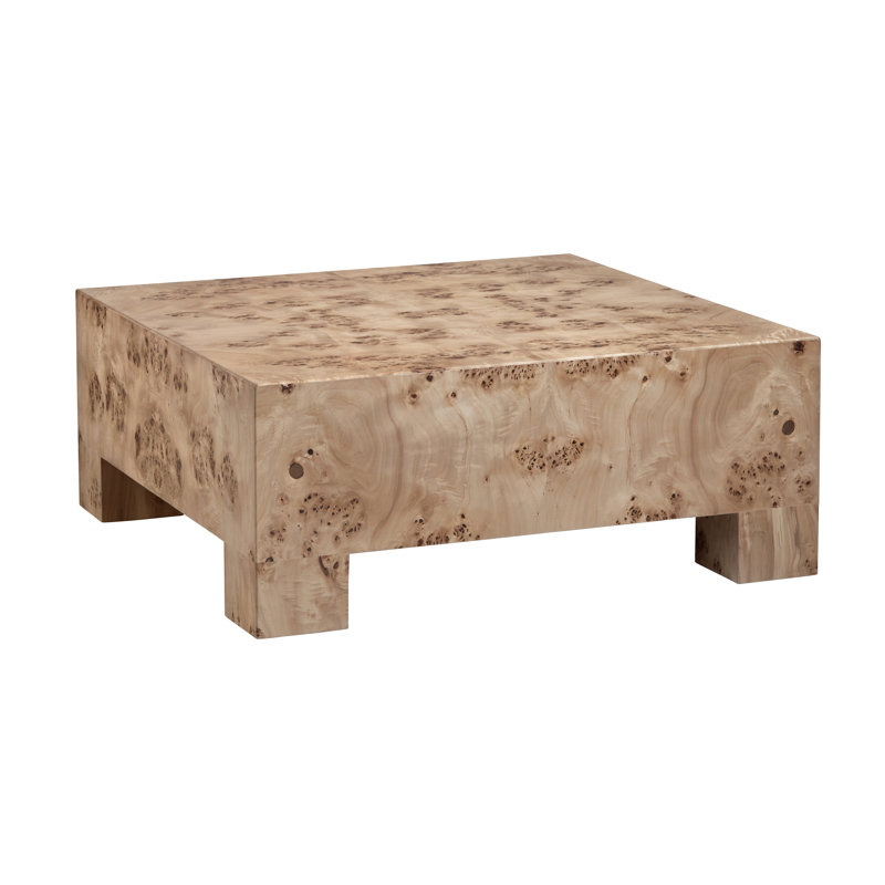 Manor Brown Solid Wood Rectangle Coffee Table_Cocktail Table