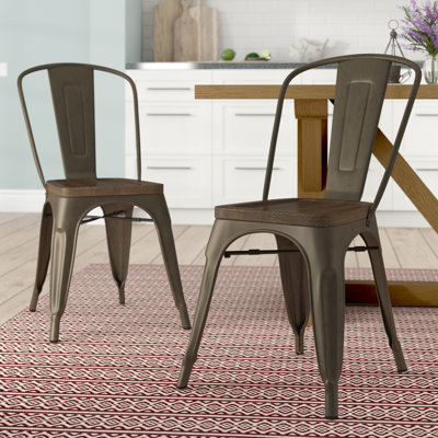 Favianus 17.5'' H Stacking Side Chair