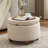 24’’ Wide Upholstered Tufted Round Storage Ottoman-253318791