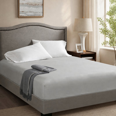 Cooling Moisture-Wicking Microfiber Fitted Sheet with Deep Pocket