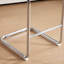 Rubberwood Wicker and Solid Wood Bar Stool with Solid Wood and Steel Frame